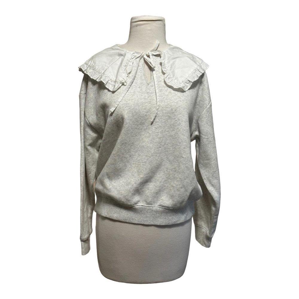 H&M sweater gray and white